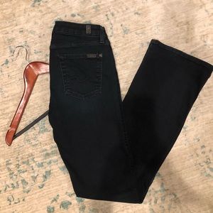 7 FOR ALL MANKIND Karah Bootcut Black Jeans